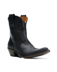 dunkelblaue Cowboystiefel von Maison Margiela