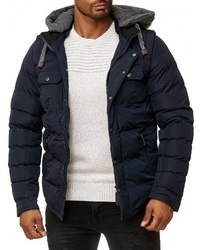 dunkelblaue Daunenjacke von BLACKROCK