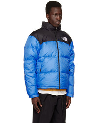 dunkelblaue Daunenjacke von The North Face