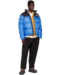 dunkelblaue Daunenjacke von The North Face