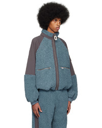 dunkelblaue Daunenjacke von JW Anderson