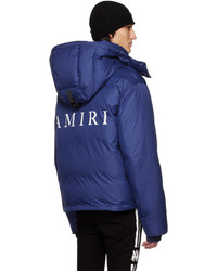 dunkelblaue Daunenjacke von Amiri