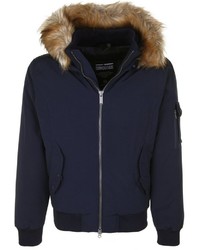 dunkelblaue Daunenjacke von Bomboogie