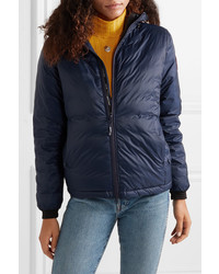 dunkelblaue Daunenjacke von Canada Goose