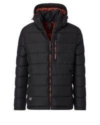 dunkelblaue Daunenjacke von Casamoda