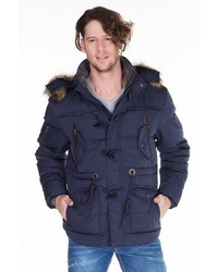 dunkelblaue Daunenjacke von Cipo & Baxx