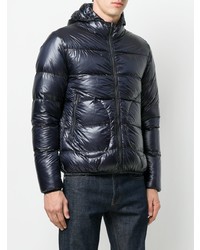 dunkelblaue Daunenjacke von Herno