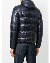 dunkelblaue Daunenjacke von Herno