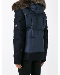 dunkelblaue Daunenjacke von MONCLER GRENOBLE