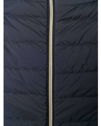 dunkelblaue Daunenjacke von Herno