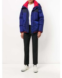 dunkelblaue Daunenjacke von Moncler