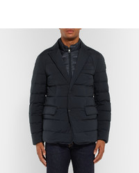 dunkelblaue Daunenjacke von Moncler