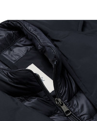 dunkelblaue Daunenjacke von Moncler