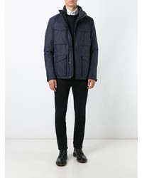 dunkelblaue Daunenjacke von Save The Duck