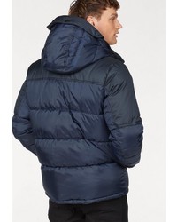 dunkelblaue Daunenjacke von G-Star RAW