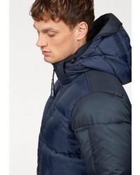 dunkelblaue Daunenjacke von G-Star RAW