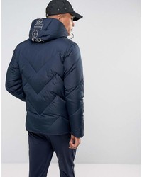 dunkelblaue Daunenjacke von Ellesse