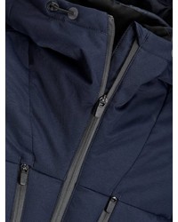 dunkelblaue Daunenjacke von Jack & Jones Tech