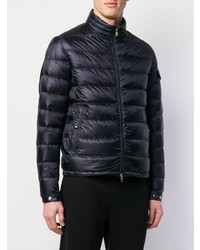 dunkelblaue Daunenjacke von Moncler