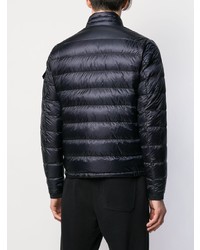 dunkelblaue Daunenjacke von Moncler