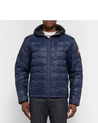 dunkelblaue Daunenjacke von Canada Goose