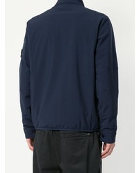 dunkelblaue Daunenjacke von Stone Island