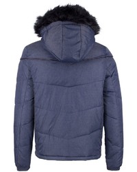 dunkelblaue Daunenjacke von MO