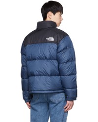 dunkelblaue Daunenjacke von The North Face