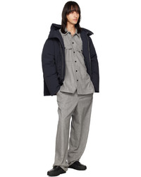 dunkelblaue Daunenjacke von Jil Sander