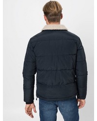 dunkelblaue Daunenjacke von New Look