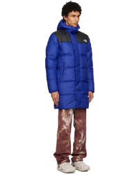 dunkelblaue Daunenjacke von The North Face