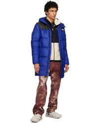 dunkelblaue Daunenjacke von The North Face