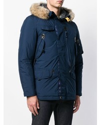 dunkelblaue Daunenjacke von Parajumpers