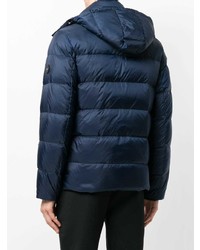 dunkelblaue Daunenjacke von Michael Kors Collection