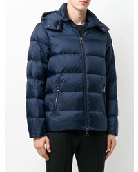 dunkelblaue Daunenjacke von Michael Kors Collection