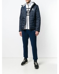 dunkelblaue Daunenjacke von Plein Sport