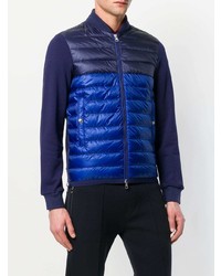 dunkelblaue Daunenjacke von Moncler