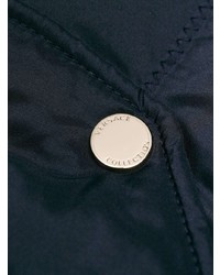 dunkelblaue Daunenjacke von Versace Collection