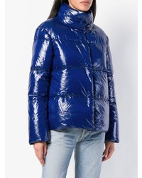 dunkelblaue Daunenjacke von Duvetica