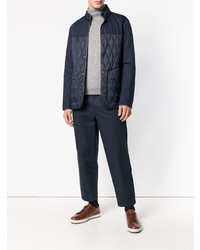 dunkelblaue Daunenjacke von Z Zegna