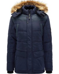 dunkelblaue Daunenjacke von Petrol Industries