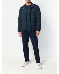 dunkelblaue Daunenjacke von Z Zegna