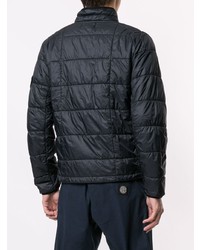 dunkelblaue Daunenjacke von Stone Island