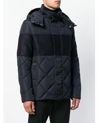 dunkelblaue Daunenjacke von Moncler