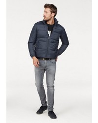 dunkelblaue Daunenjacke von Replay