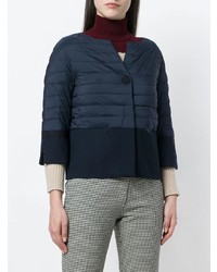 dunkelblaue Daunenjacke von Herno