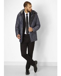 dunkelblaue Daunenjacke von S4 JACKETS