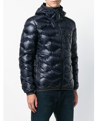 dunkelblaue Daunenjacke von Blauer