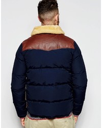 dunkelblaue Daunenjacke von Penfield