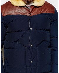 dunkelblaue Daunenjacke von Penfield